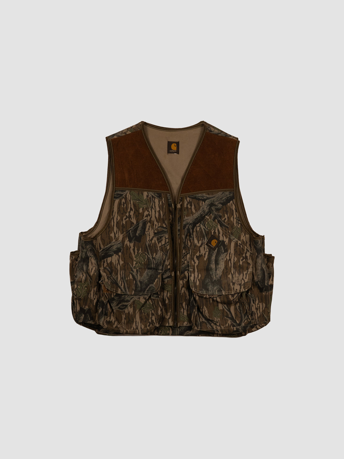 VINTAGE 1990'S CARHARTT MOSSY OAK TREELAND CAMO VEST