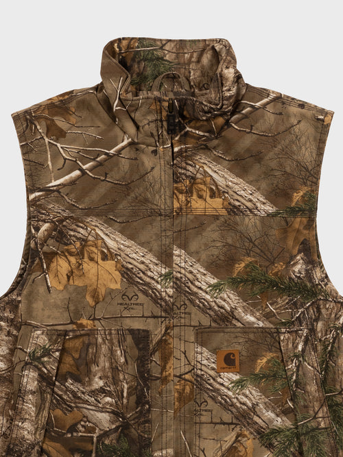CARHARTT QUICK DUCK REALTREE XTRA CAMO DUAL ZIP VEST