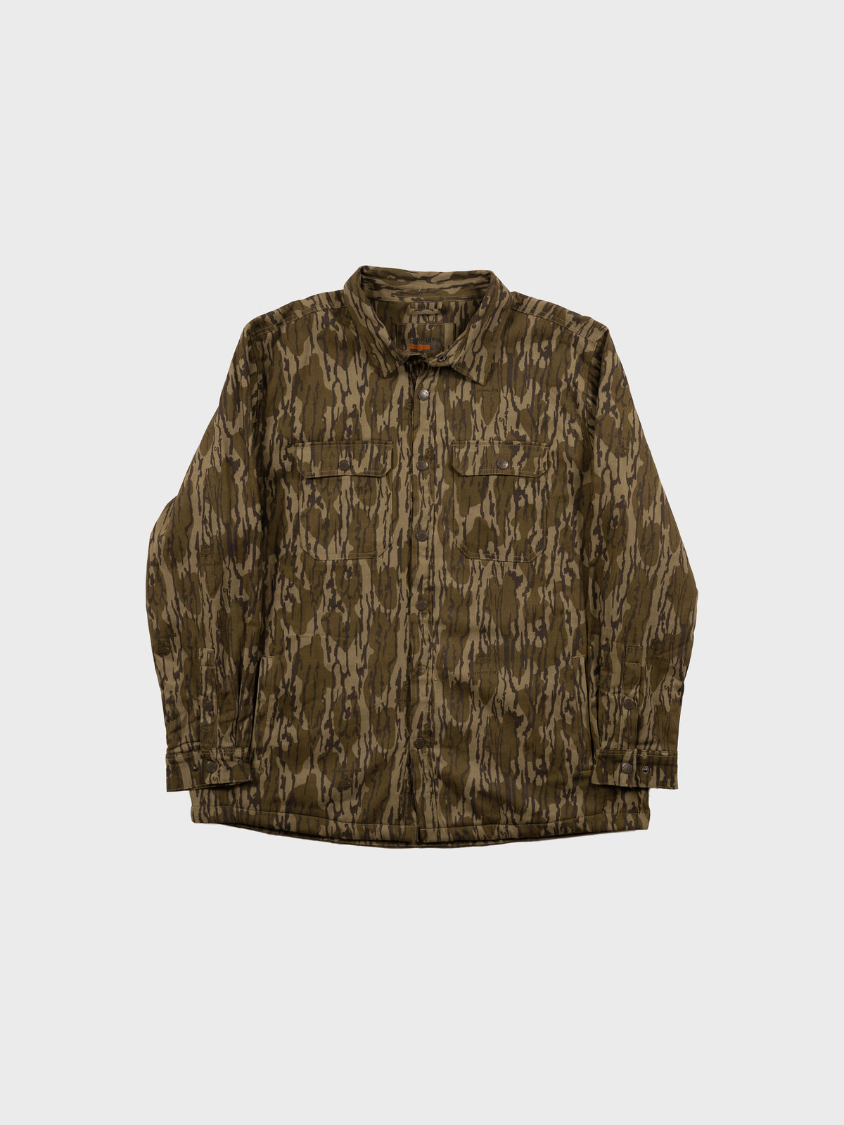 MAGELLAN BOTTOMLAND INSULATED CAMO BUTTON UP SHIRT