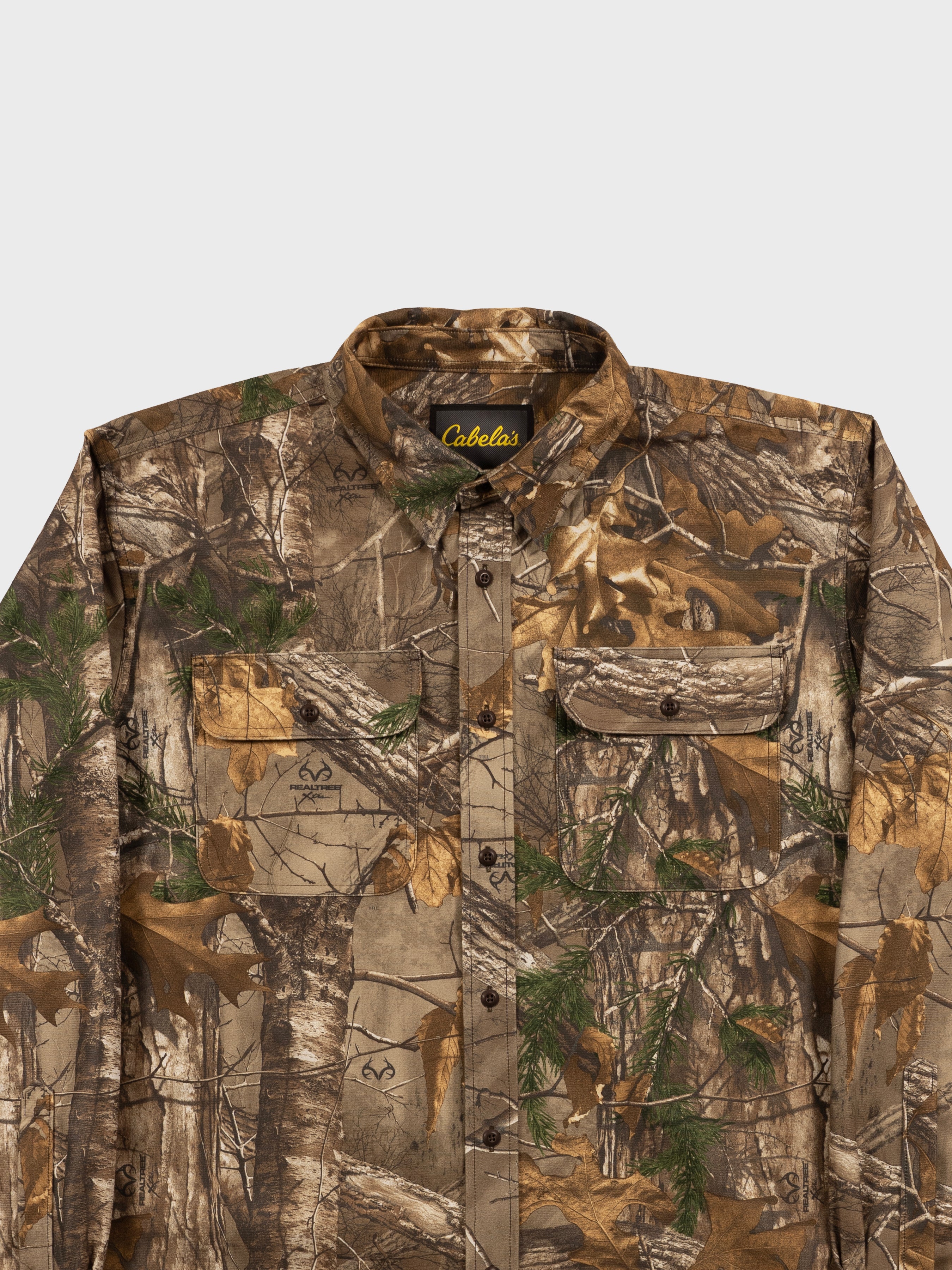 CABELA'S REALTREE XTRA CAMO BUTTON UP SHIRT