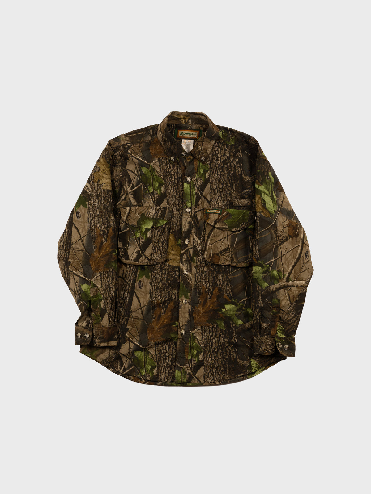 VINTAGE 2000'S REMINGTON REALTREE HARDWOODS BUTTON DOWN SHIRT