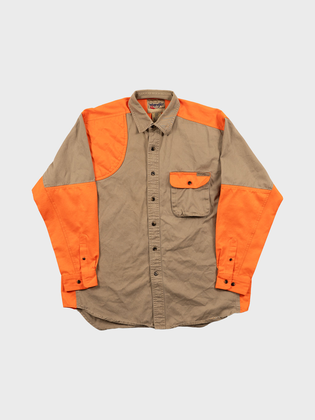 VINTAGE 2000'S WRANGLER PRO GEAR BUTTON UP SHIRT