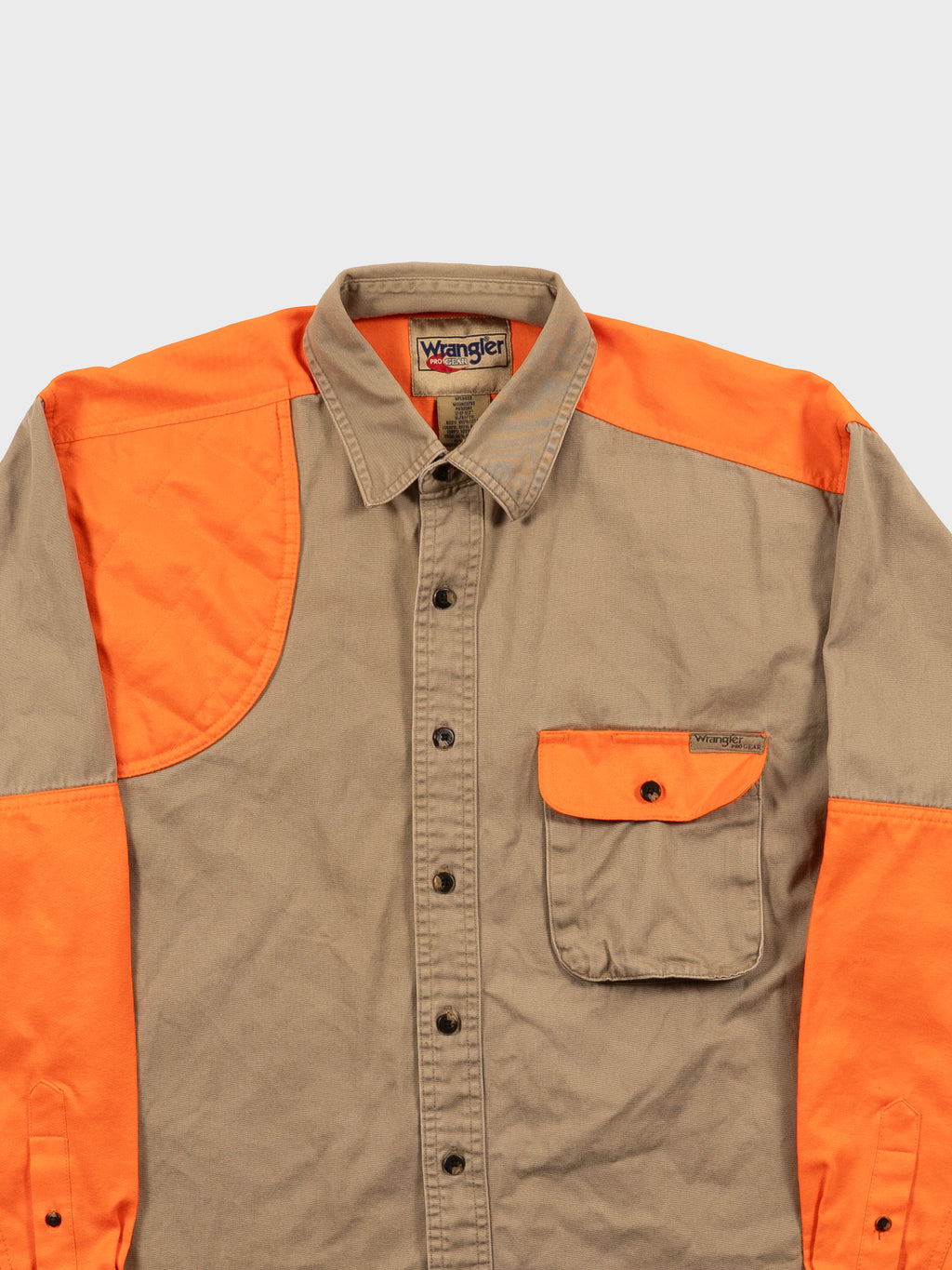 VINTAGE 2000'S WRANGLER PRO GEAR BUTTON UP SHIRT