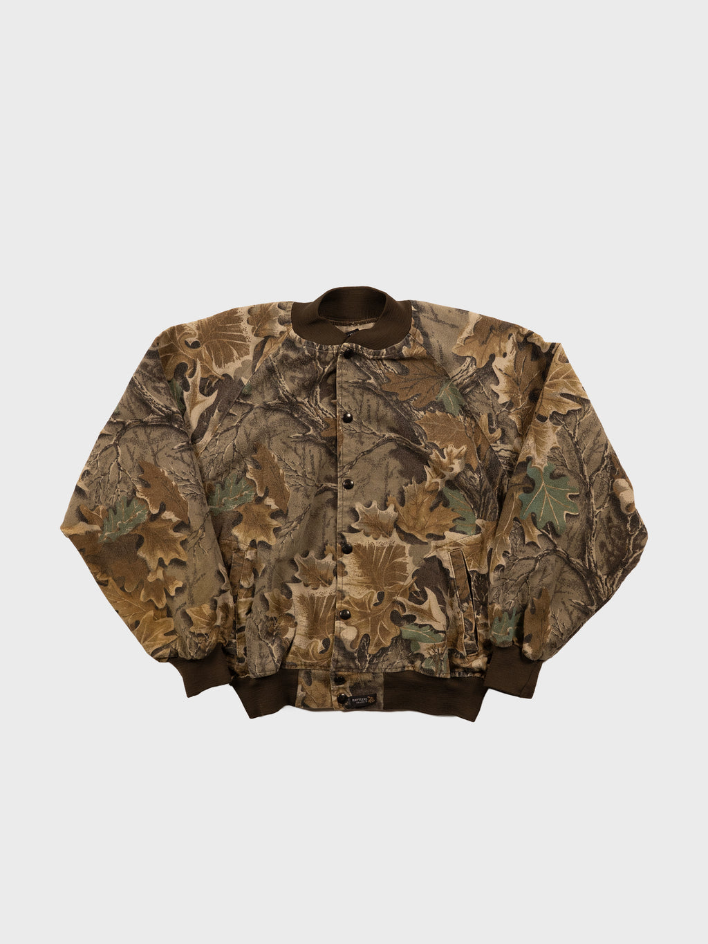 VINTAGE 19990'S RATTLERS REALTREEE ADVANTAGE BOMBER JACKET