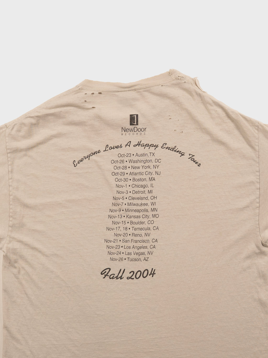 VINTAGE 2000'S TEARS FOR FEARS TOUR TEE