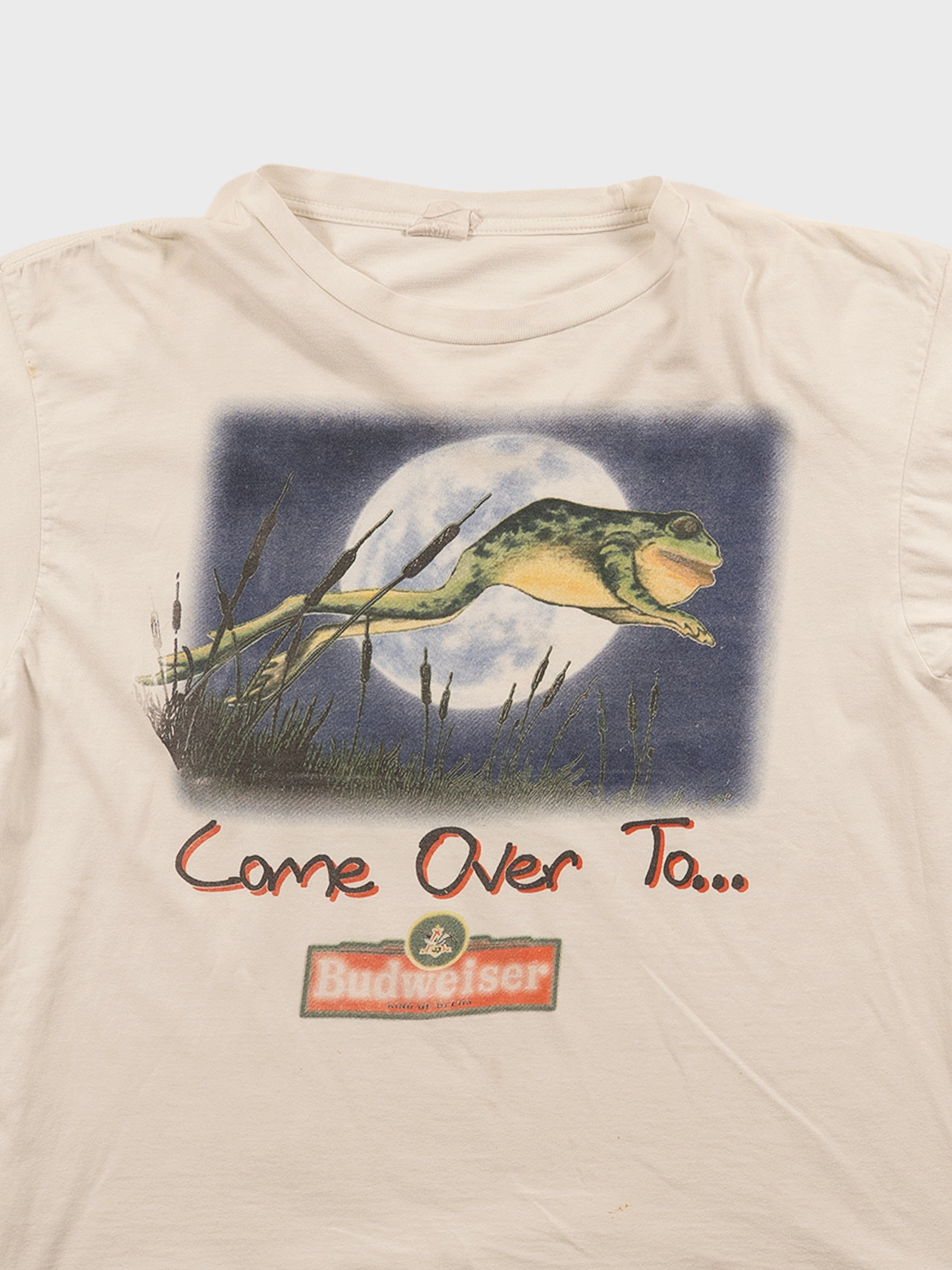 VINTAGE 1990'S BUDWEISER FROG TEE