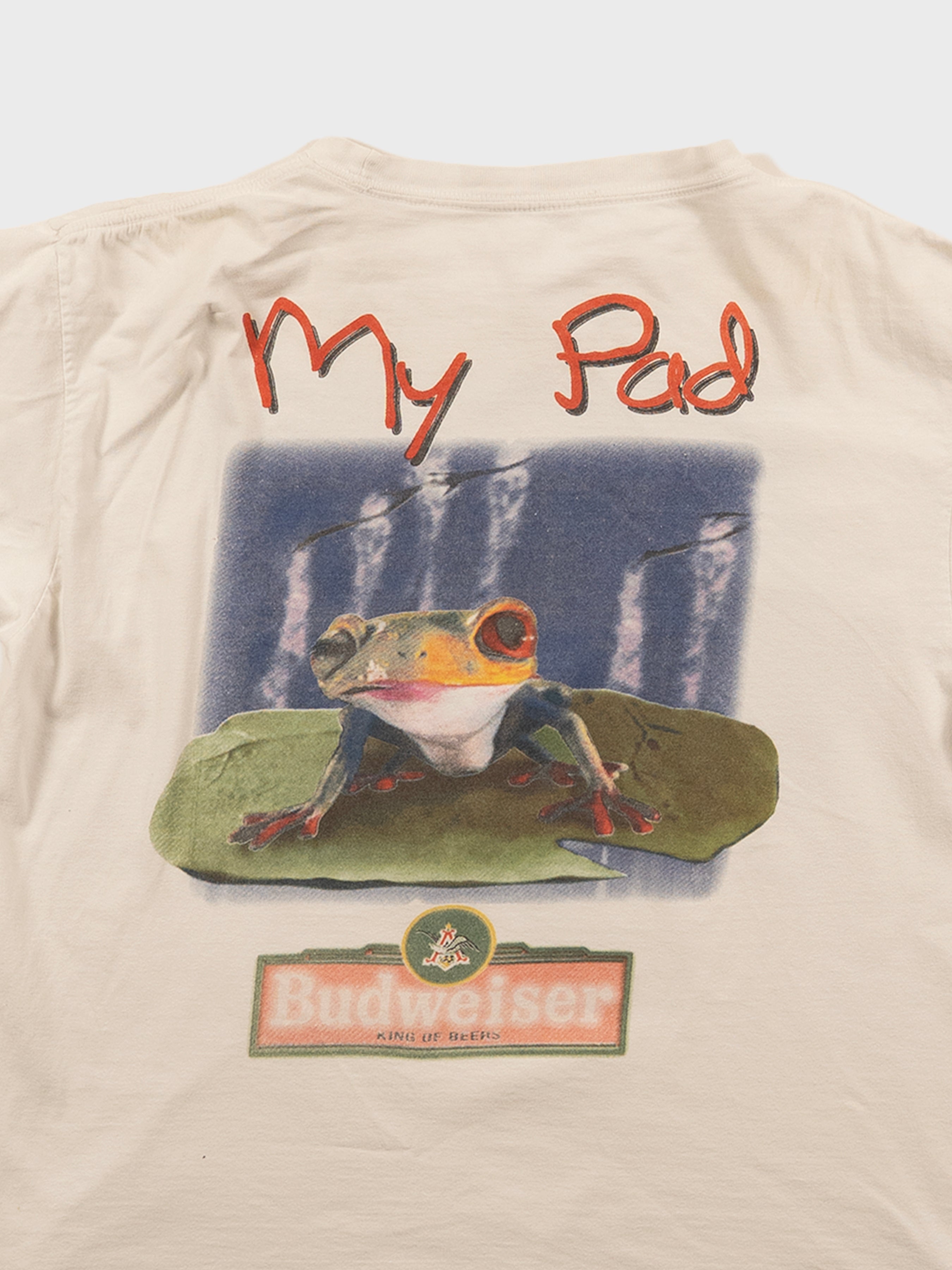 VINTAGE 1990'S BUDWEISER FROG TEE