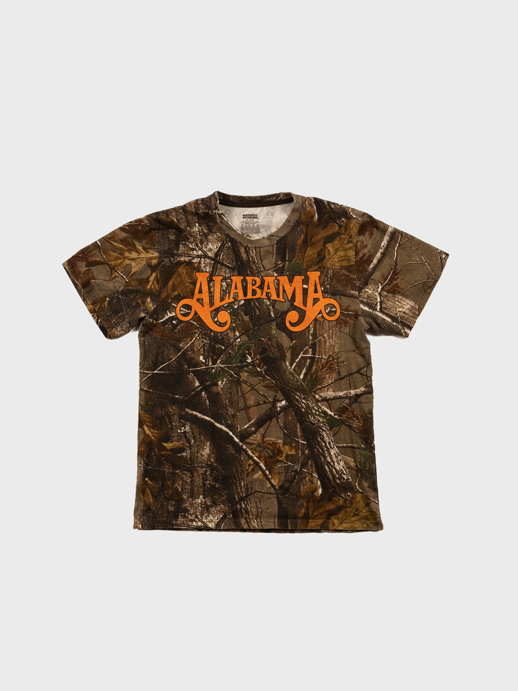 RUSSELL OUTDOORS REALTREE CAMO "ALABAMA"  BAND TEE