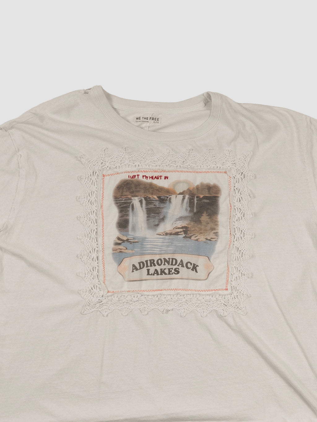 CUSTOM HAND SEWN ADIRONDACK LAKES TEE