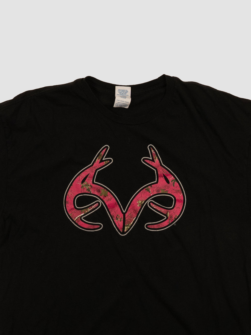 REALTREE XTRA PINK CAMO LOGO TEE