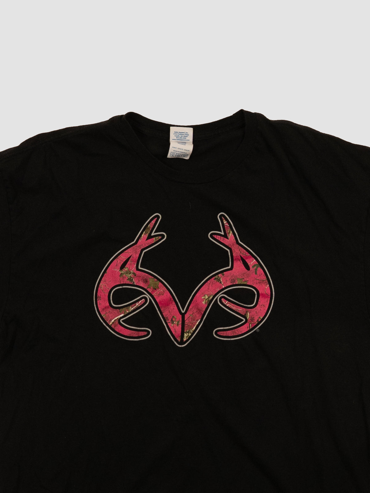 REALTREE XTRA PINK CAMO LOGO TEE