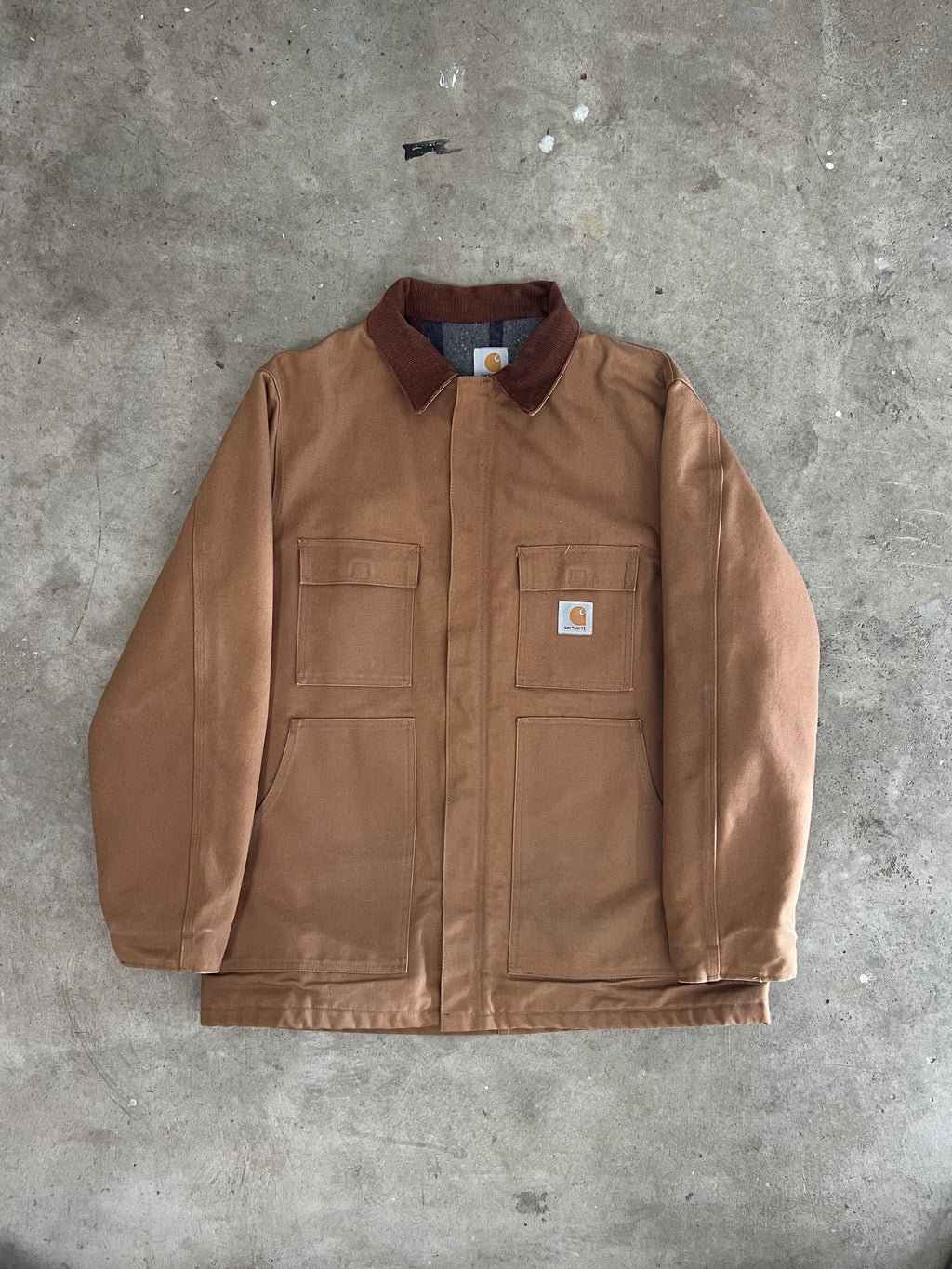 2000'S CARHARTT C04 BLANKET LINED CHORE COAT | 2XL