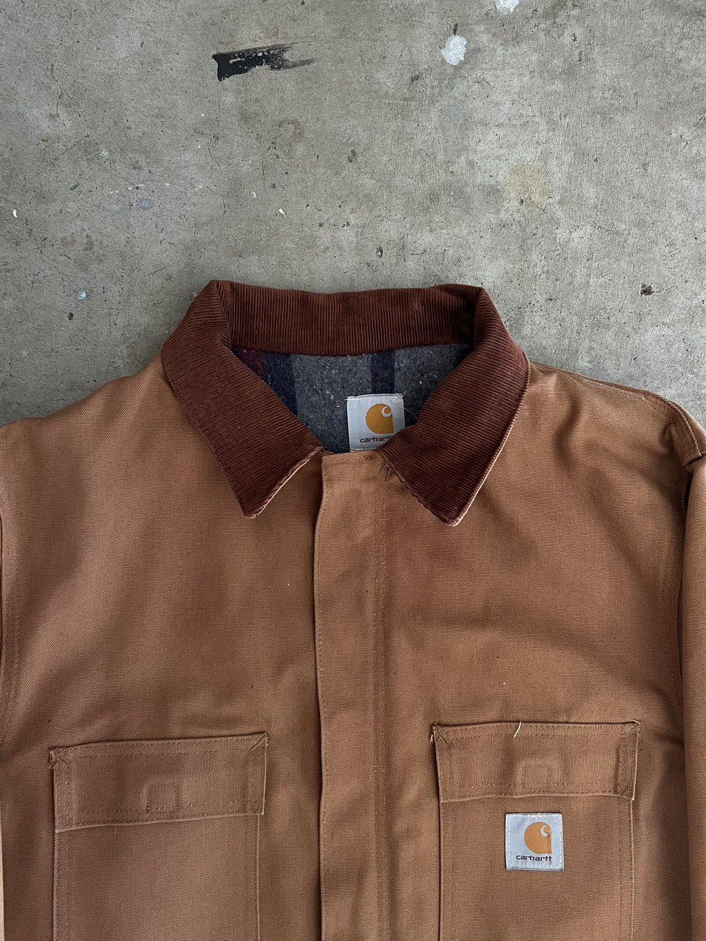 2000'S CARHARTT C04 BLANKET LINED CHORE COAT | 2XL