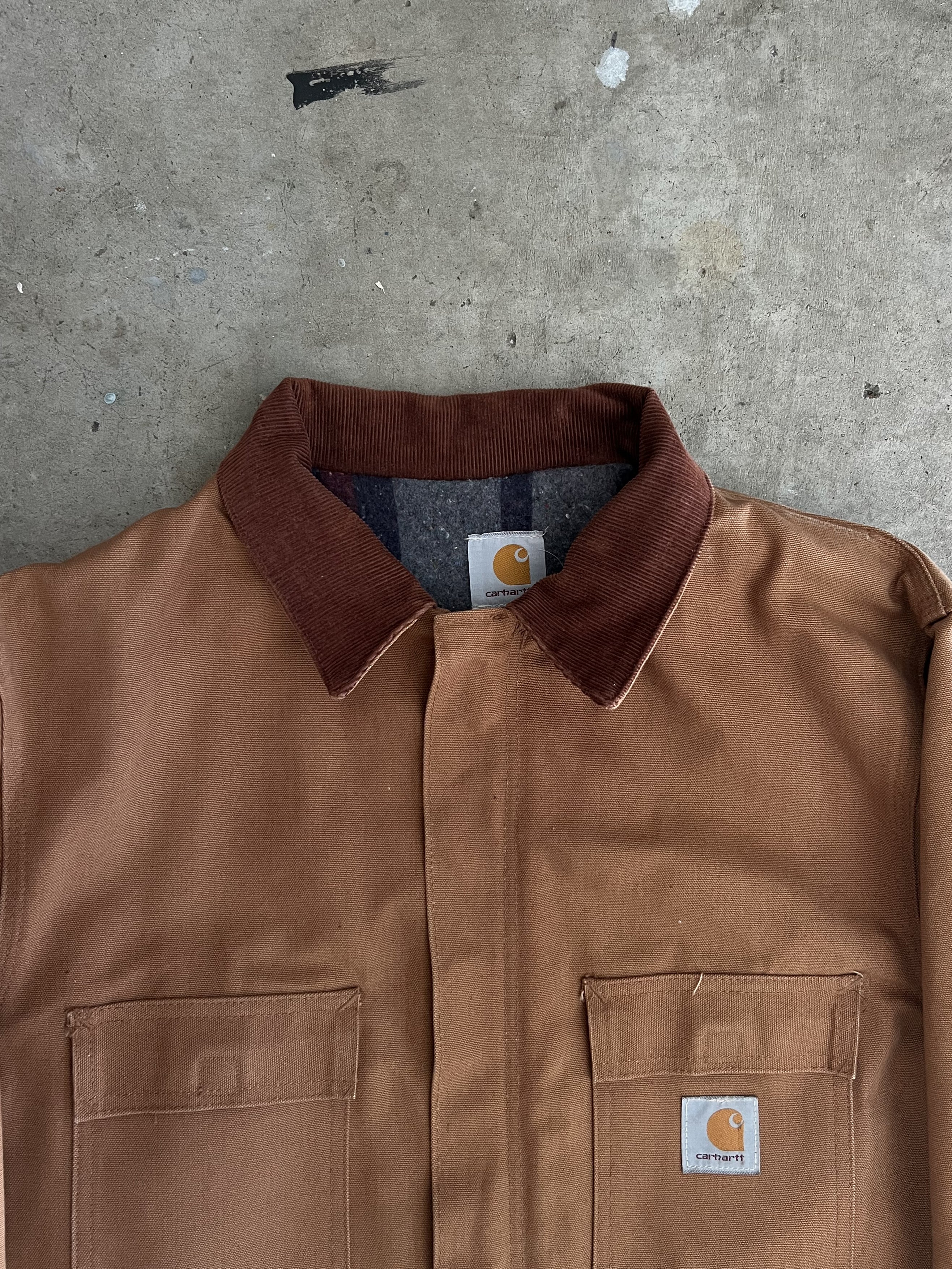 2000'S CARHARTT C04 BLANKET LINED CHORE COAT | 2XL