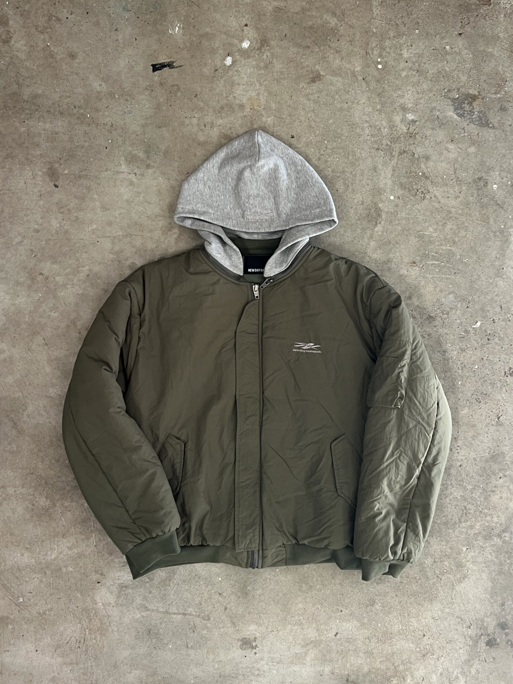 NEWDAYSAMEPAIN SPORT BOMBER JACKET | XL