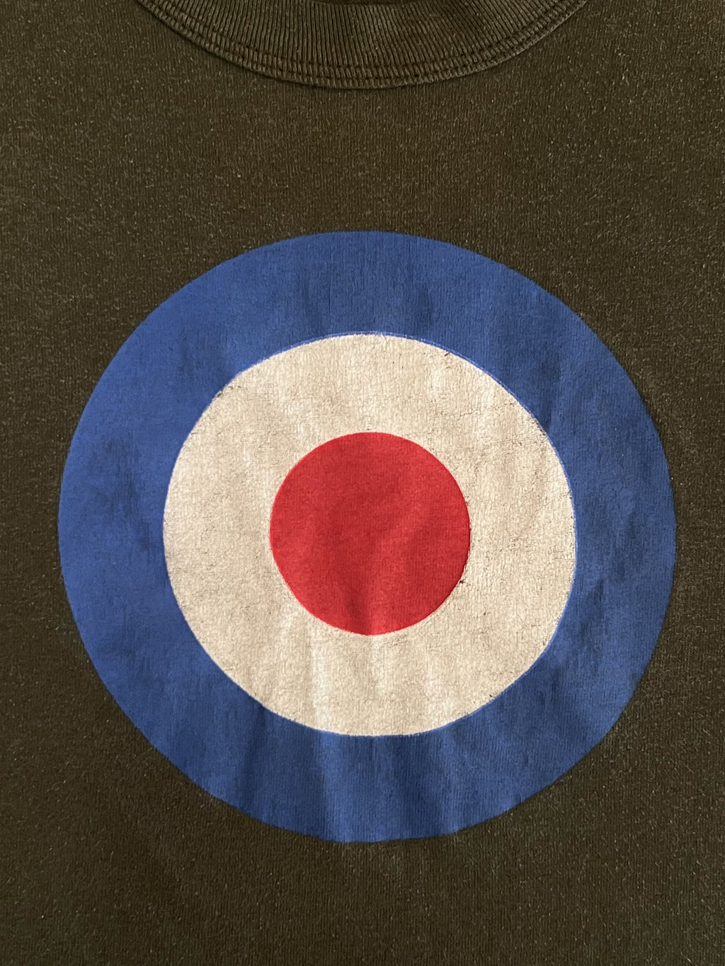 90'S BRITISH ROUNDED SYMBOL ROTHCO T-SHIRT | L