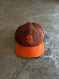 VINTAGE 70'S STL BROWNS WOOL HAT
