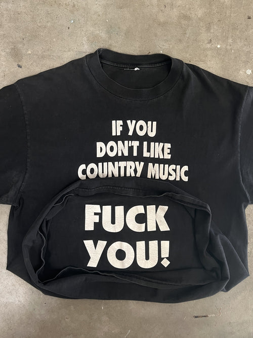 2000'S COUNTRY MUSIC REVERSIBLE T-SHIRT | L