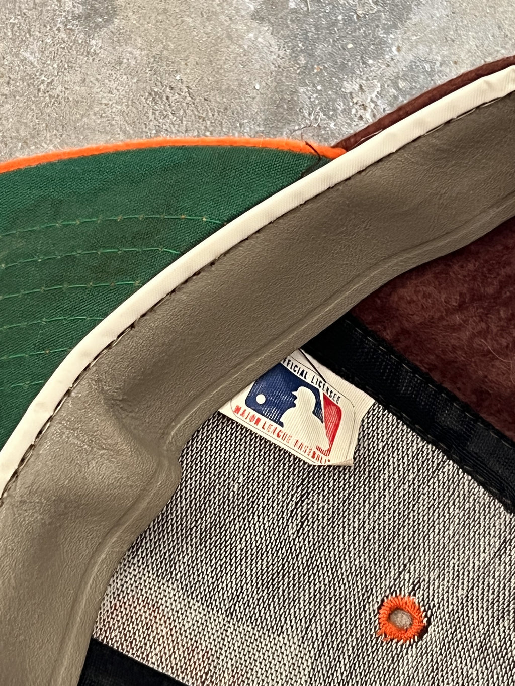 VINTAGE 70'S STL BROWNS WOOL HAT