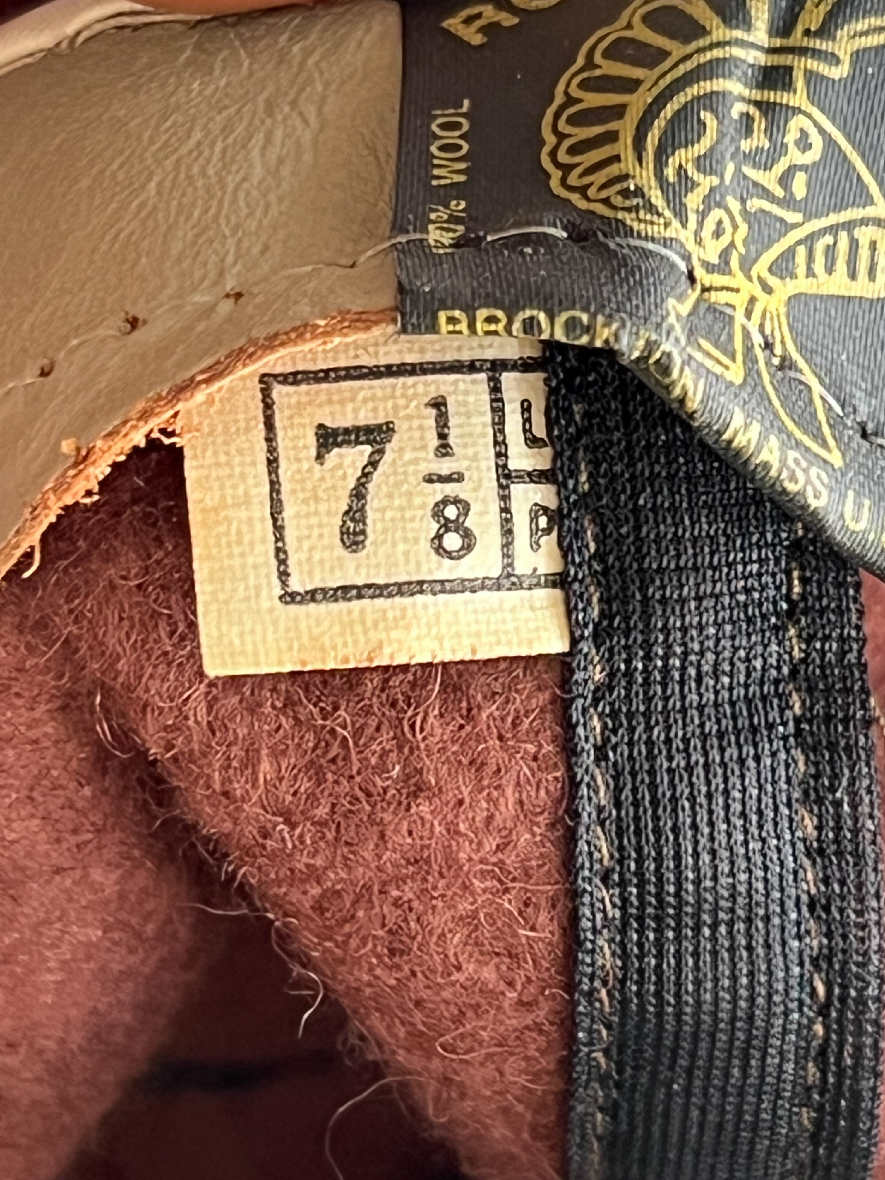 VINTAGE 70'S STL BROWNS WOOL HAT