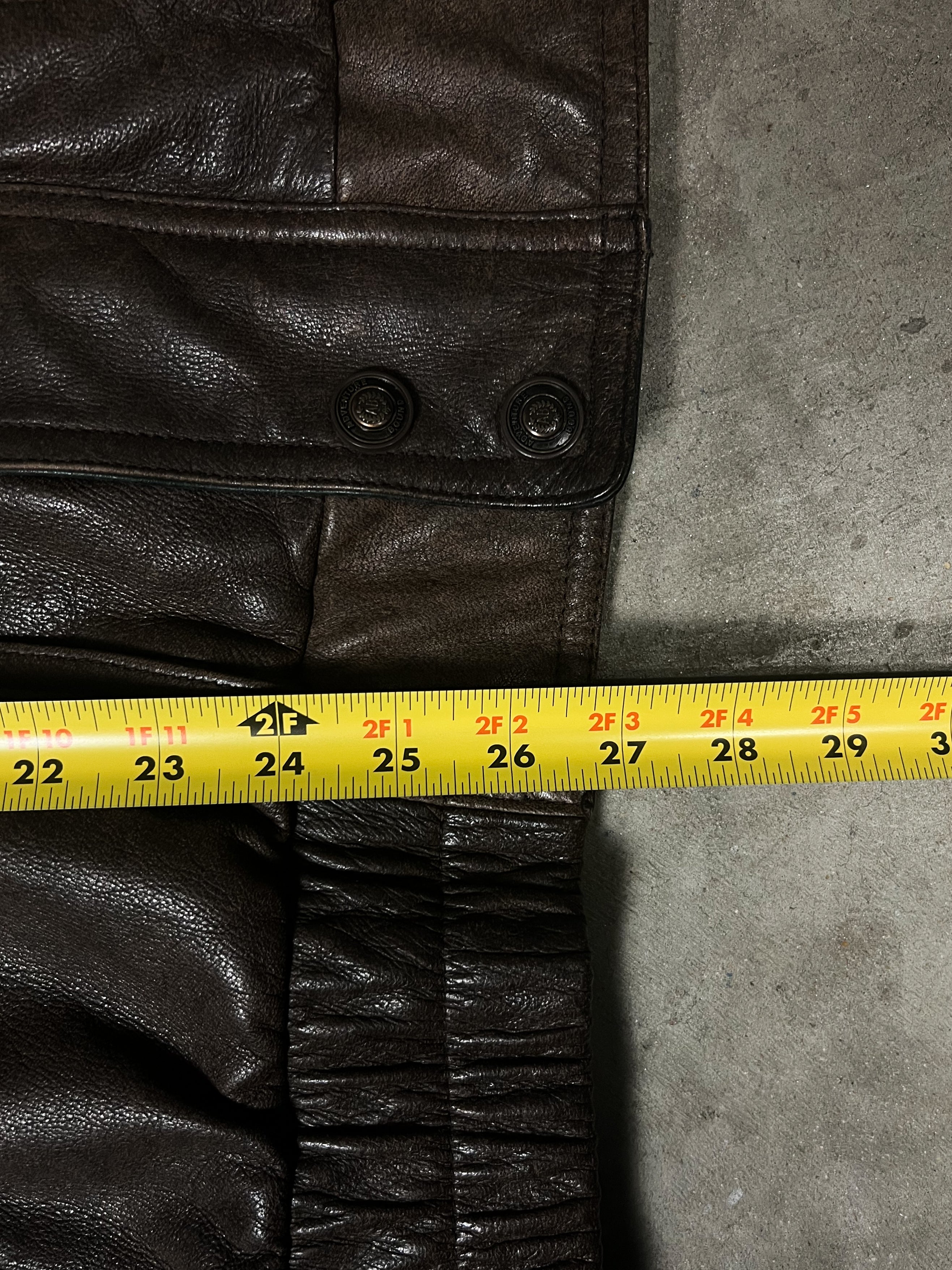 90'S WILSONS ADVENTURE BOUND LEATHER AVIATOR JACKET | XL