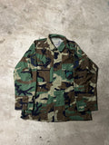 2000'S ARMY BDU WOODLAND CAMO JACKET | L