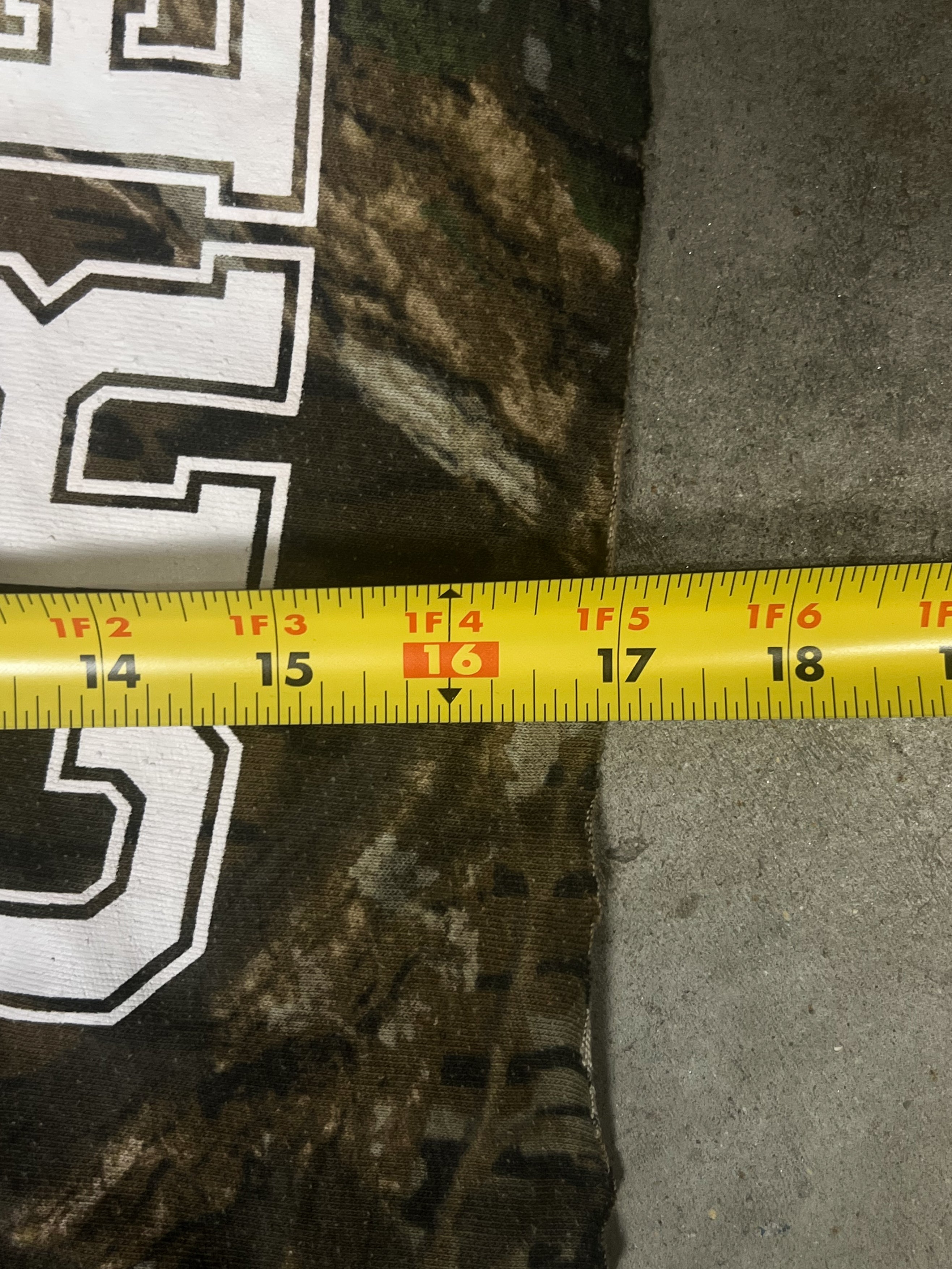 1 OF 1 REALTREE CROP TOP TEE WITH HIDDEN CREEK HAND PRINTED GRAPHIC | S