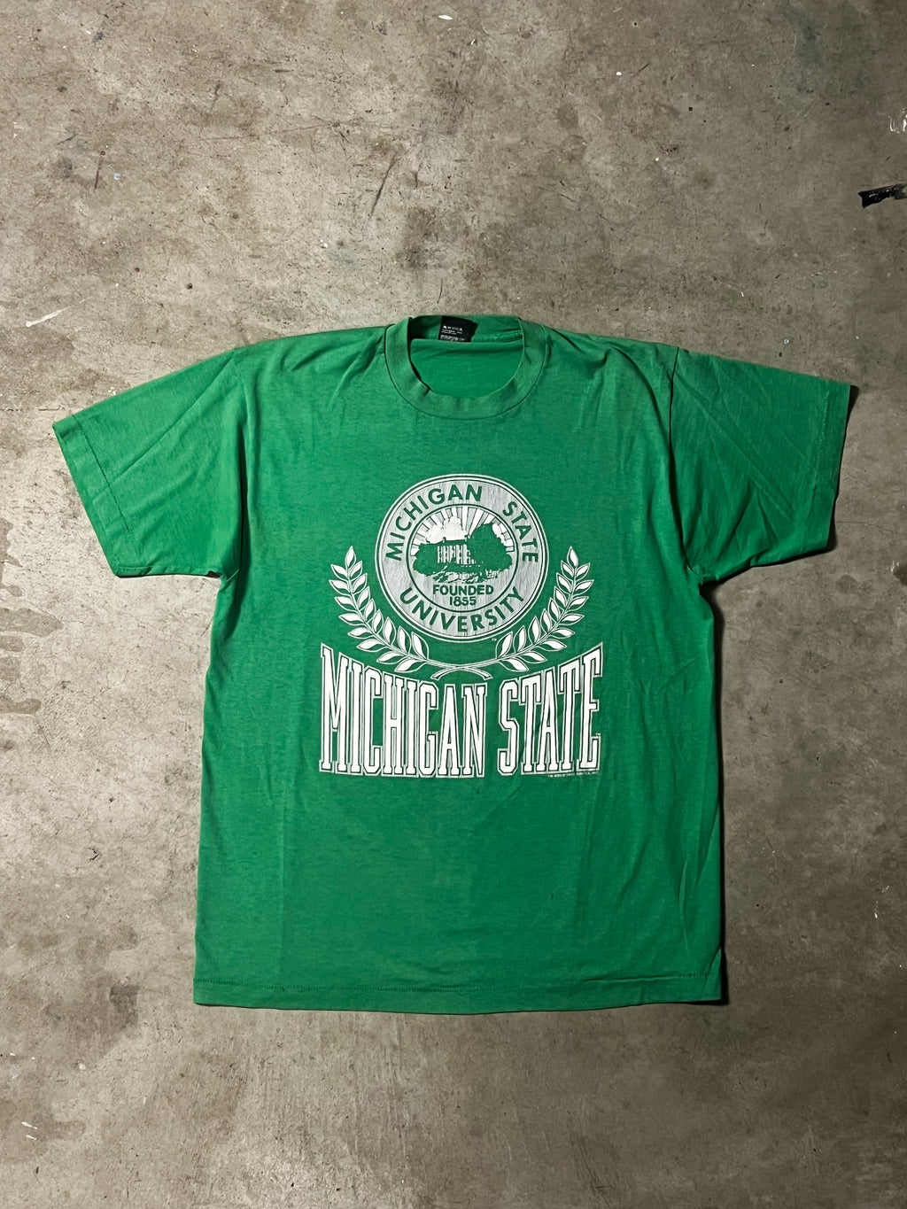 90'S MICHIGAN STATE UNIVERSITY TEE | L