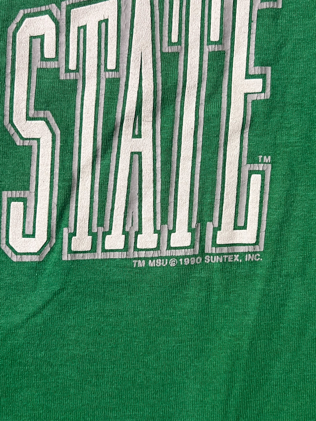 90'S MICHIGAN STATE UNIVERSITY TEE | L