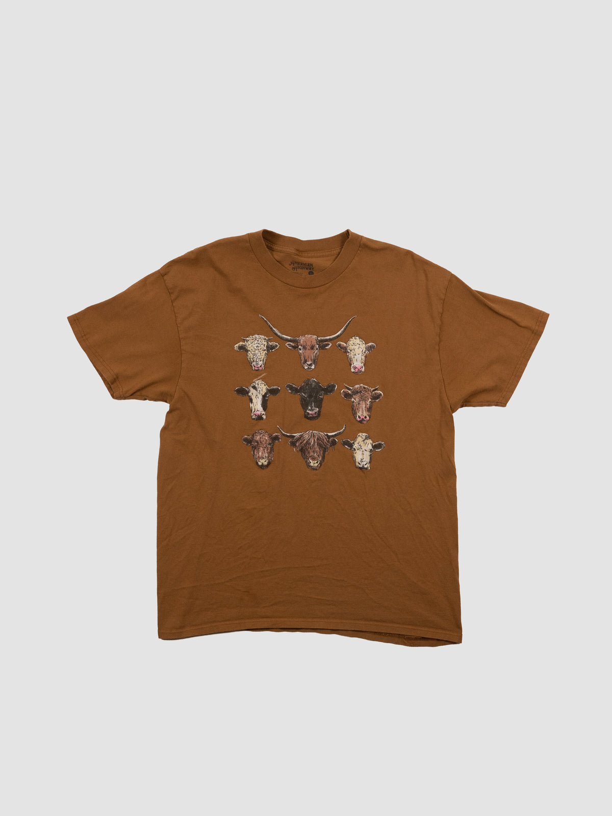 AMERICAN HIGHWAY COW TEE