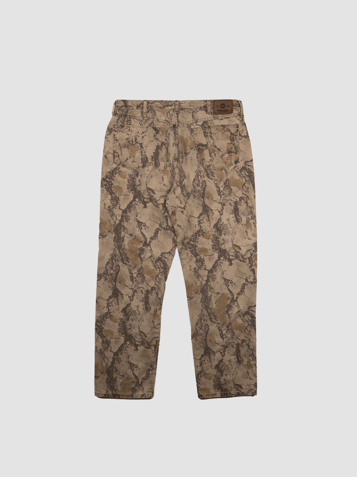 VINTAGE 1990'S WRANGLER NATURAL CAMO DOUBLE KNEE JEANS